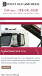 Mobile Screenshot of detroitironandmetal.com