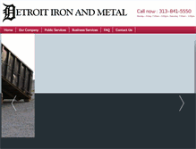Tablet Screenshot of detroitironandmetal.com